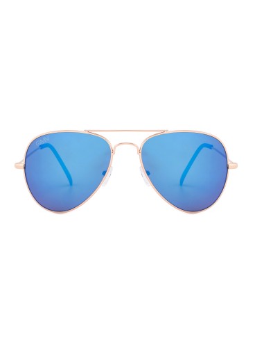  (100-3) Gold - Blue Mirror