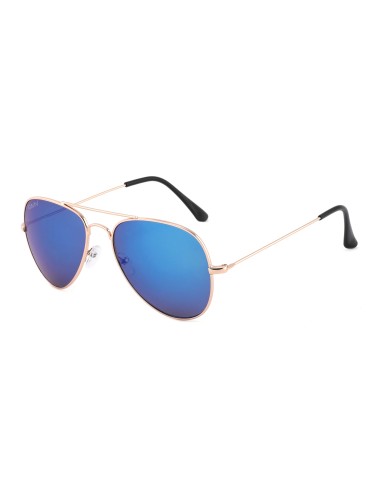  (100-3) Gold - Blue Mirror