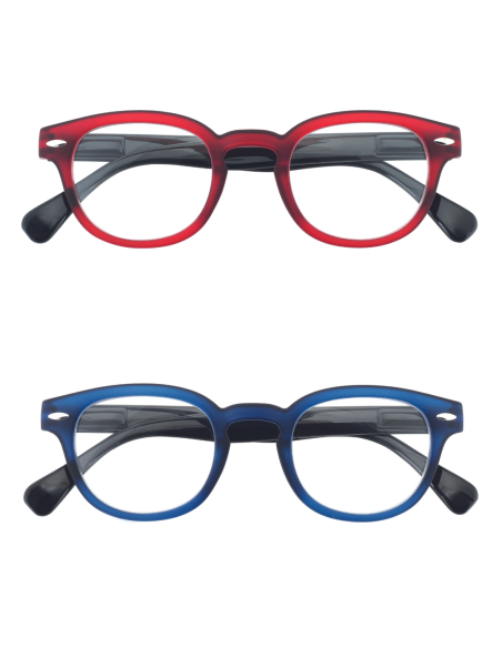 Twin Blu and Red - Reading Glasses