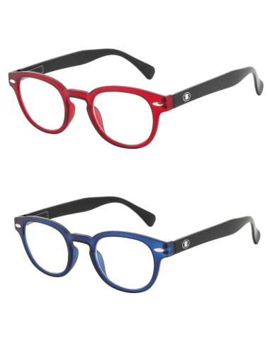 Twin Blu and Red - Reading Glasses