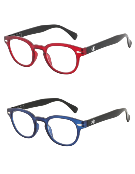 Twin Blu and Red - Reading Glasses