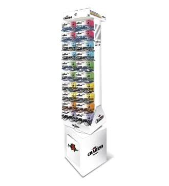Preloaded display of 160 reading glasses