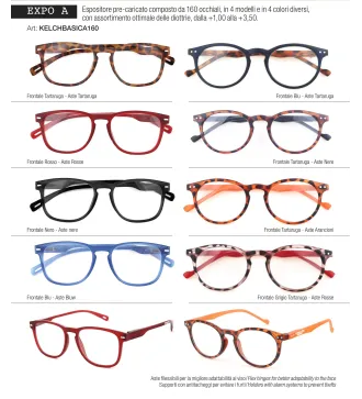 Display A Preloaded with 160 Reading Glasses 2