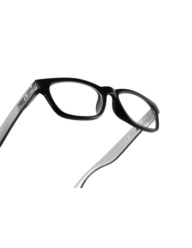 Corpo-otto Occhiali da Lettura Classic Nero-Grigio +1,00