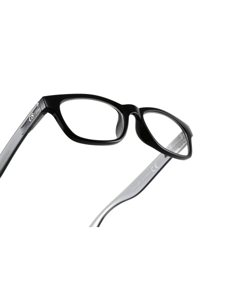 Corpo-otto Occhiali da Lettura Classic Nero-Grigio +1,00