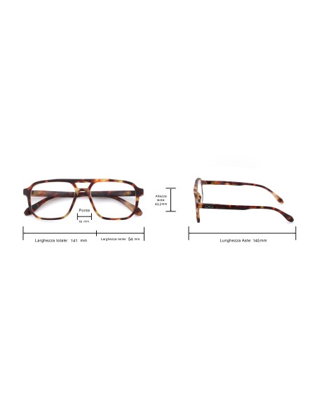 Espressoocchiali Occhiali da Lettura Leader Blu +3,50
