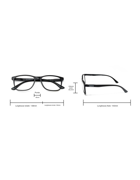 CHARRO® Occhiali da Lettura Anti-Luce Blu Vermont