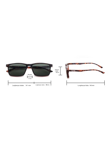CHARRO® Reading Glasses with Magnetic Clip-On Sunglasses