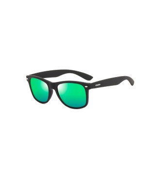 Occhiali da Sole Uomo Donna  2106 Nero-Lenti Verdi Specchiate