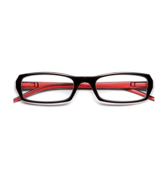 Italian Reading Glasses - Prysma Light Black-Amarant